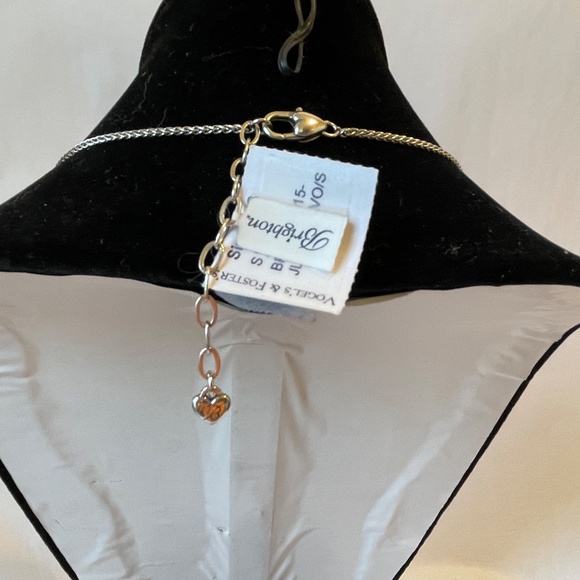 Vintage Brighton Bib Choker New with Tag, Quilted Pouch, Floral Motif - Picture 3 of 11